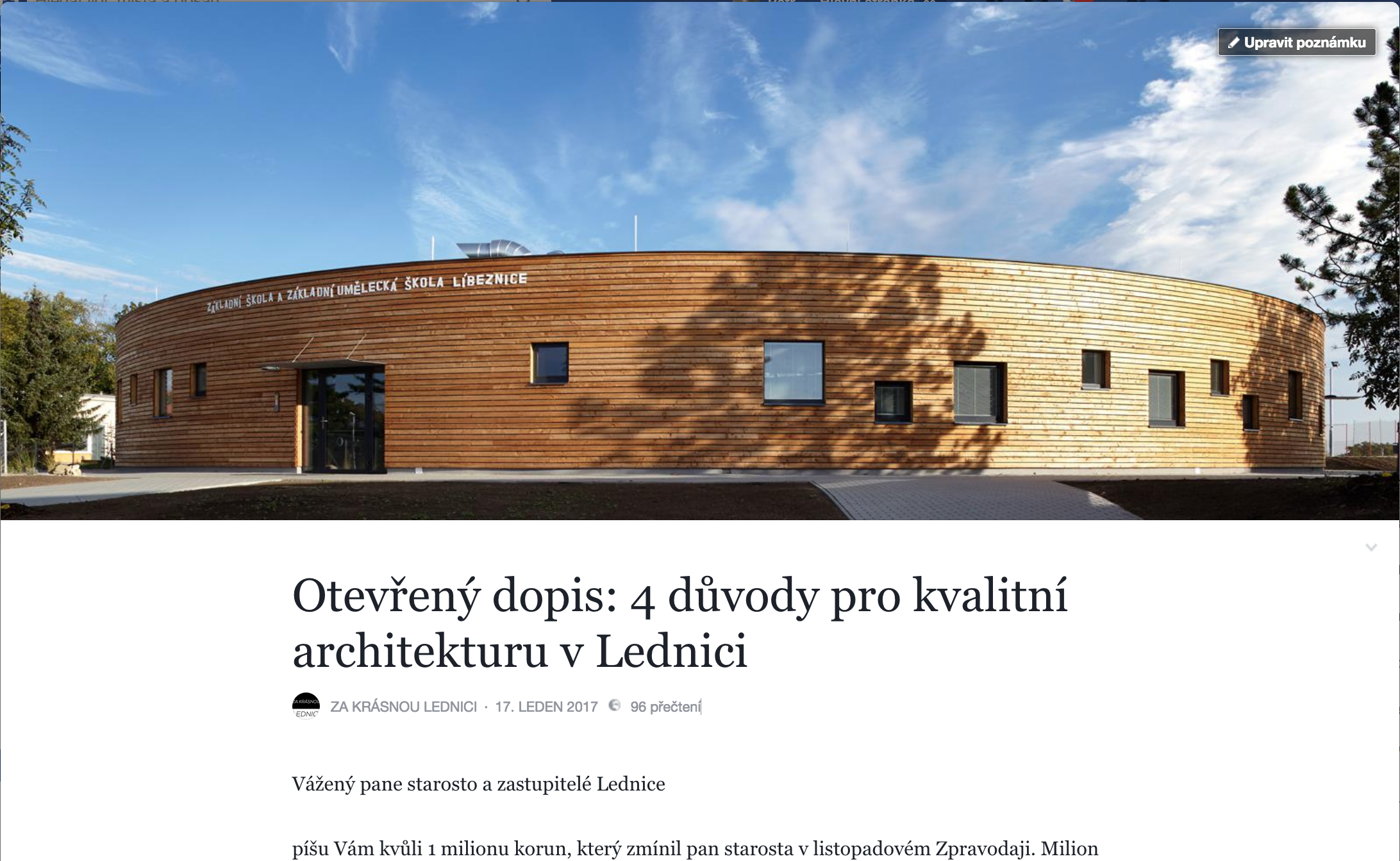 Otevřený dopis: 4 důvody pro kvalitní architekturu v Lednici