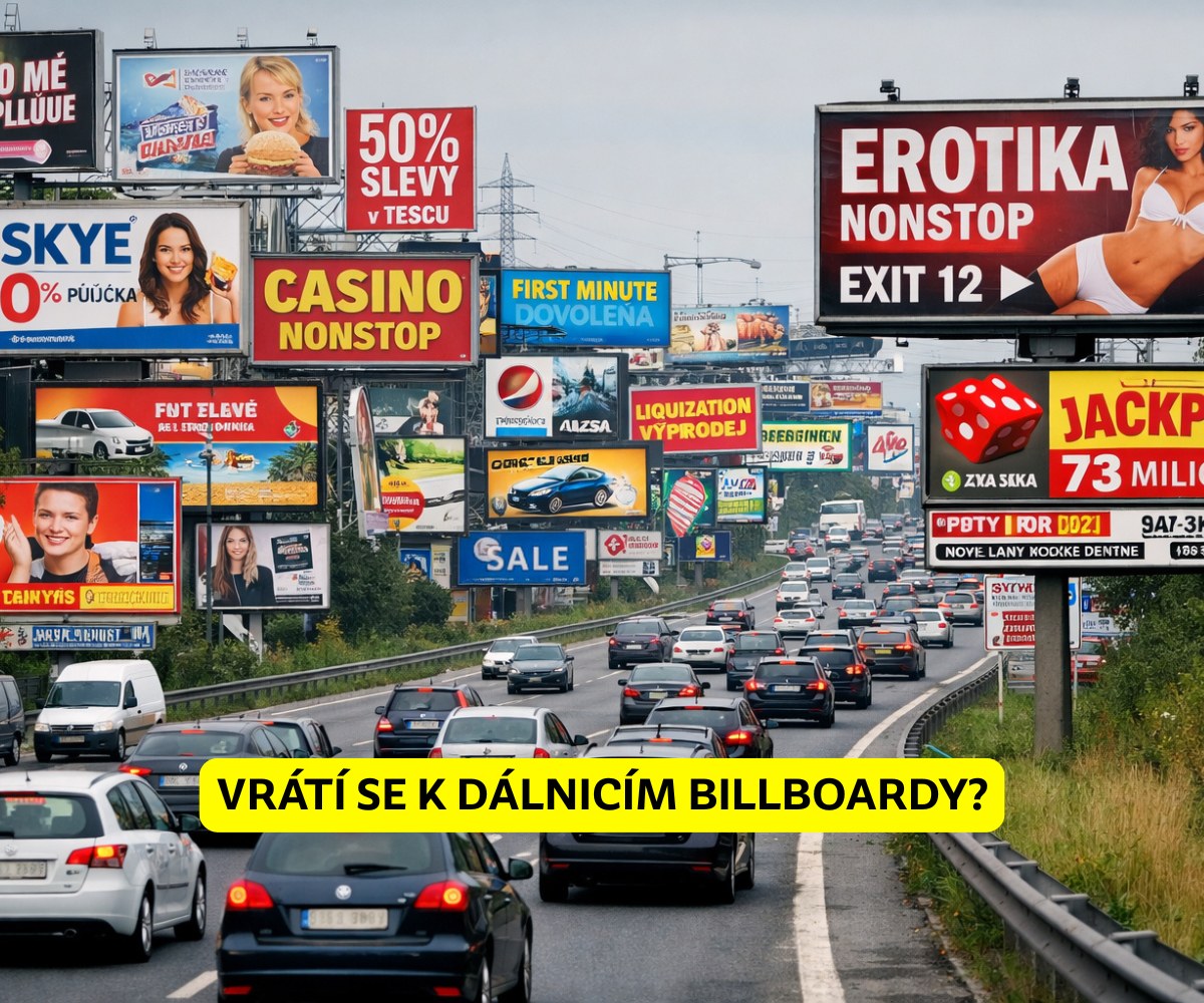 Billboardy k dálnicím nepatří – životy a bezpečí jsou důležitější